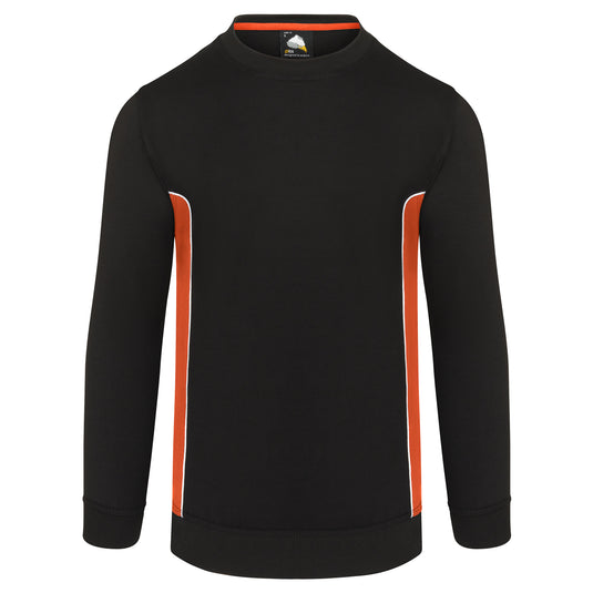 Silverswift Sweatshirt Black/Orange 320gsm