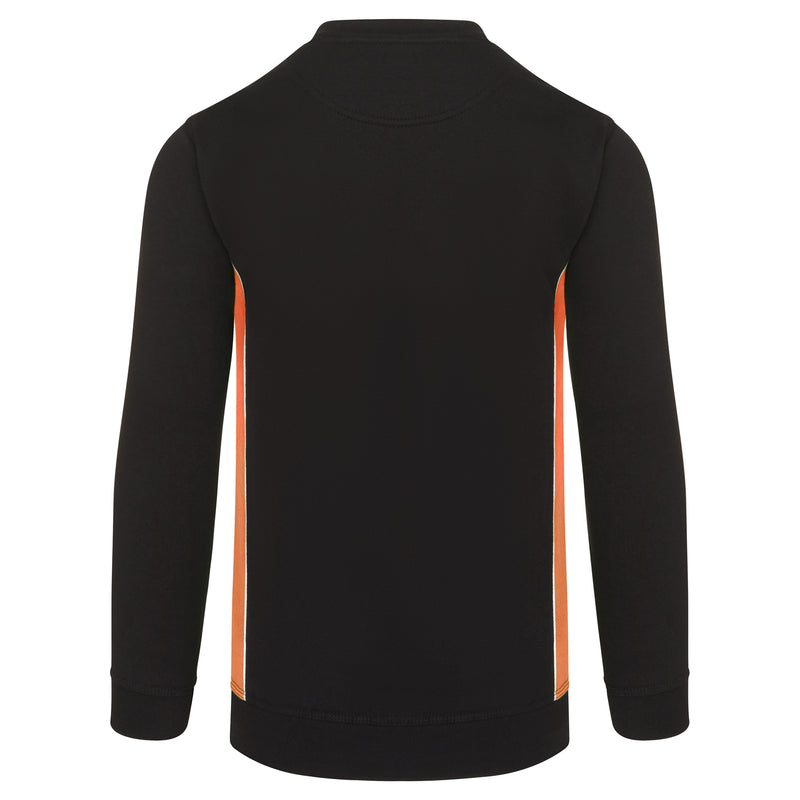 Load image into Gallery viewer, Silverswift Sweatshirt Black/Orange 320gsm
