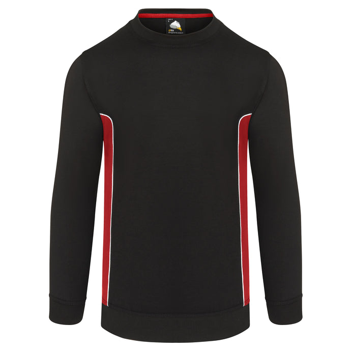 Silverswift Sweatshirt Black/Red 320gsm