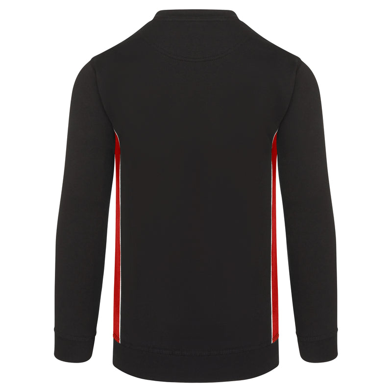 Load image into Gallery viewer, Silverswift Sweatshirt Black/Red 320gsm
