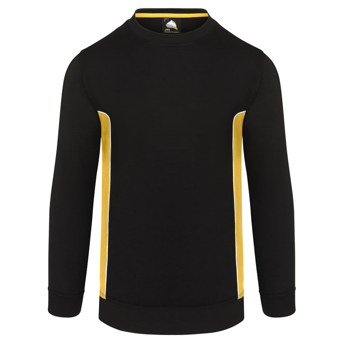 Silverswift Sweatshirt Black/Yellow 320gsm