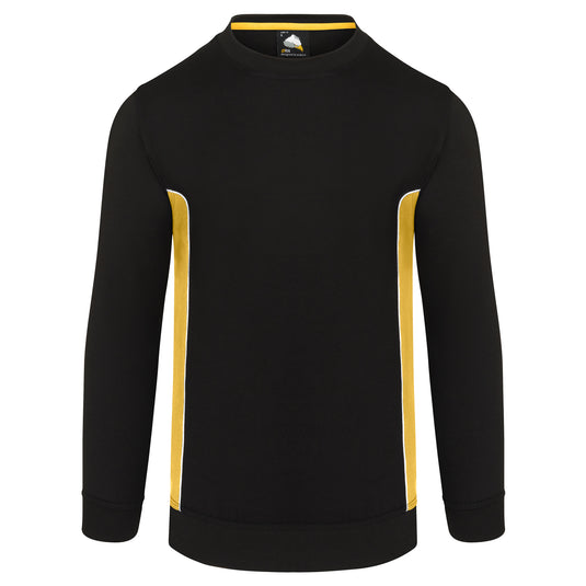 Silverswift Sweatshirt Black/Yellow 320gsm