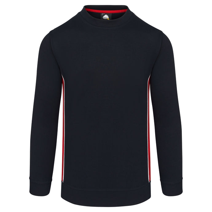 Silverswift Sweatshirt Navy/Red 320gsm