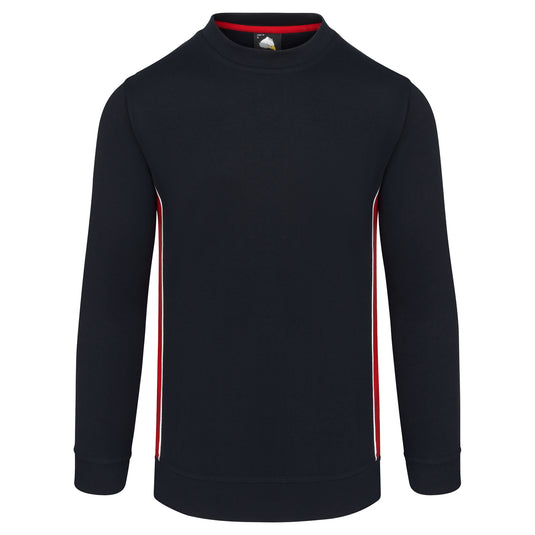 Silverswift Sweatshirt Navy/Red 320gsm