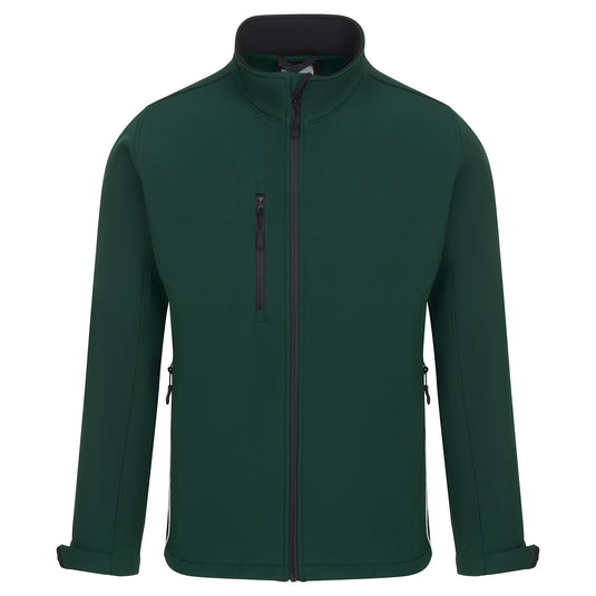Silverswift Softshell 3 Layer Jacket Bottle Green/Black 320gsm