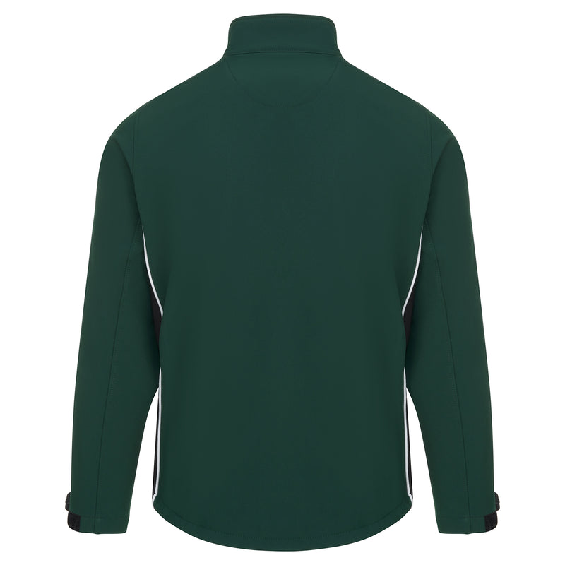 Load image into Gallery viewer, Silverswift Softshell 3 Layer Jacket Bottle Green/Black 320gsm
