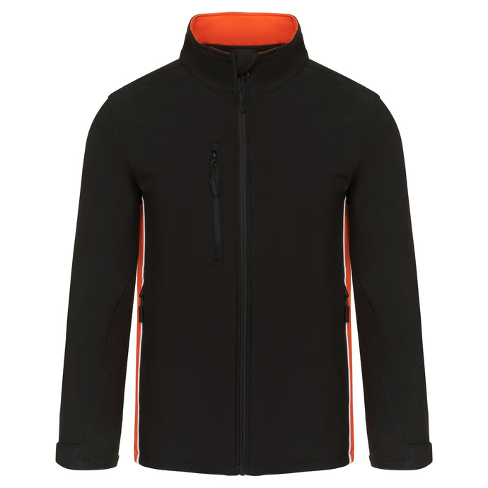 Silverswift Softshell 3 Layer Jacket Black/Orange 320gsm