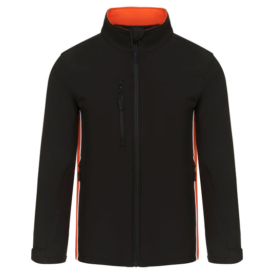 Silverswift Softshell 3 Layer Jacket Black/Orange 320gsm