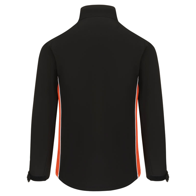 Load image into Gallery viewer, Silverswift Softshell 3 Layer Jacket Black/Orange 320gsm
