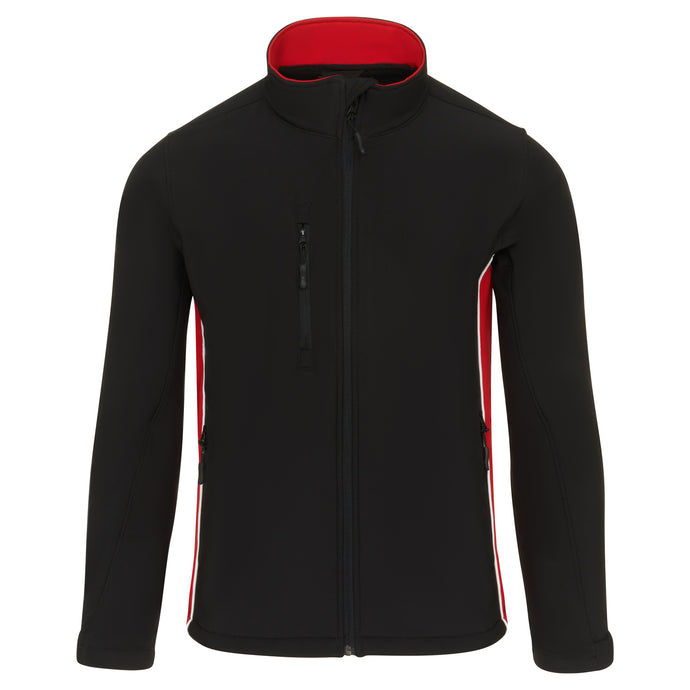 Silverswift Softshell 3 Layer Jacket Black/Red 320gsm