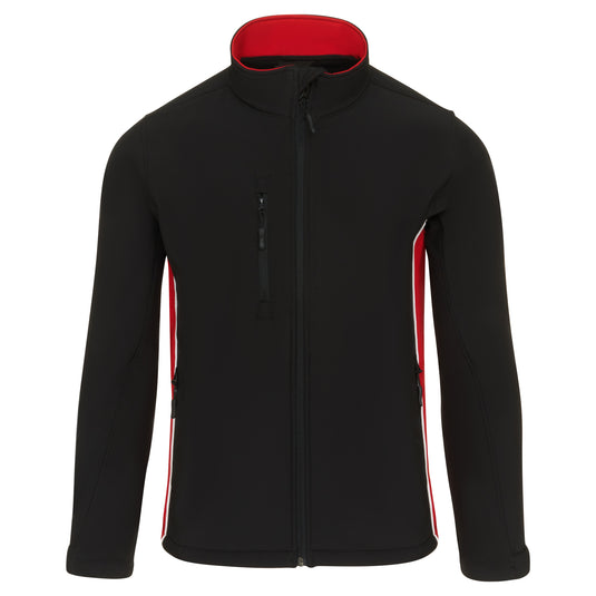 Silverswift Softshell 3 Layer Jacket Black/Red 320gsm