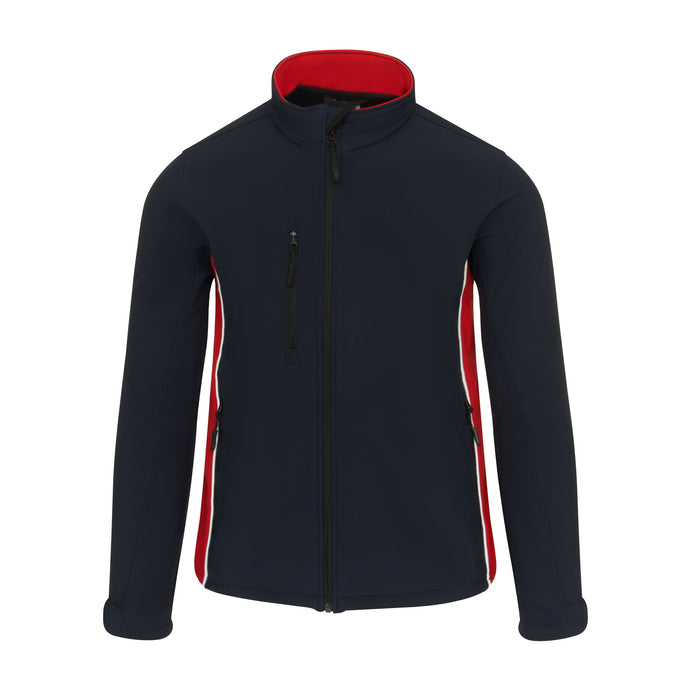 Silverswift Softshell 3 Layer Jacket Navy/Red 320gsm