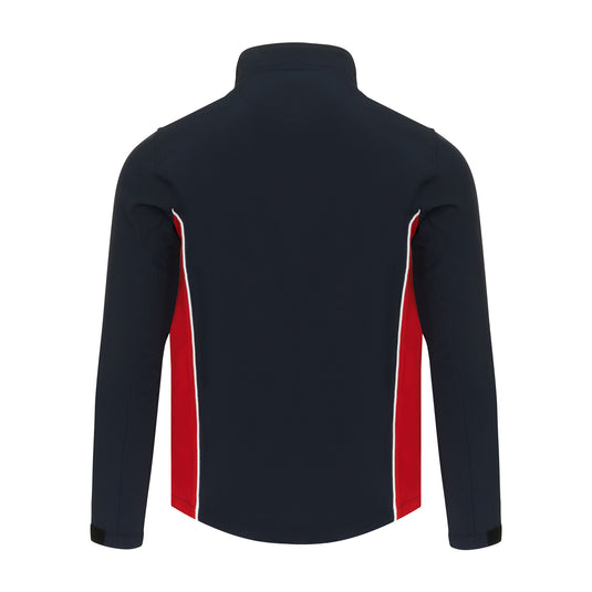 Silverswift Softshell 3 Layer Jacket Navy/Red 320gsm