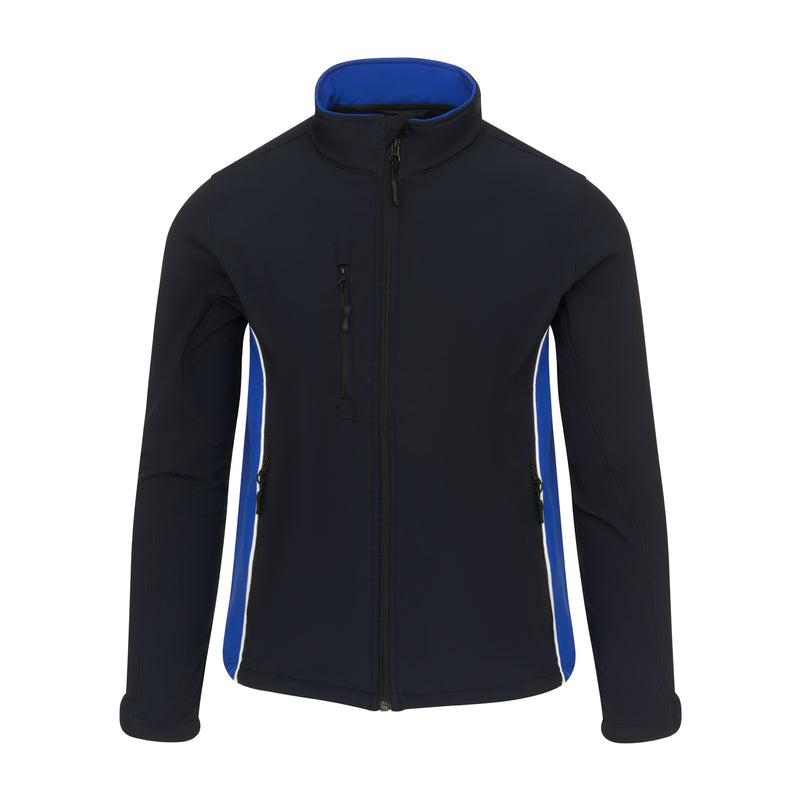 Load image into Gallery viewer, Silverswift Softshell 3 Layer Jacket Navy/Royal Blue 320gsm
