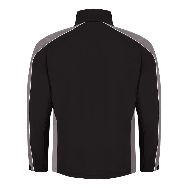 Load image into Gallery viewer, Avocet Softshell Jacket 3 Layer Black/Graphite 320gsm
