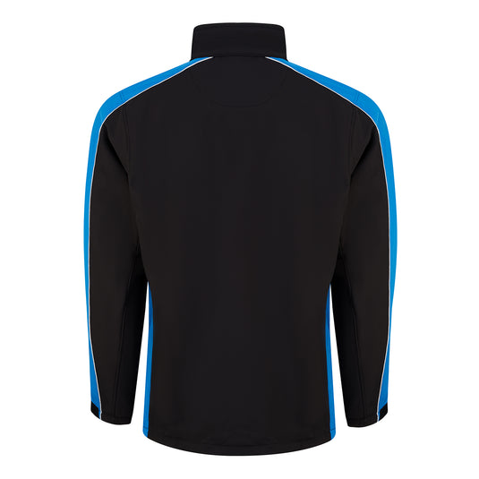 Avocet Softshell Jacket 3 Layer Black/Reflex Blue 320gsm