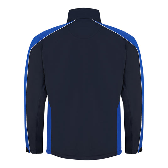 Avocet Softshell Jacket 3 Layer Navy/Royal Blue 320gsm