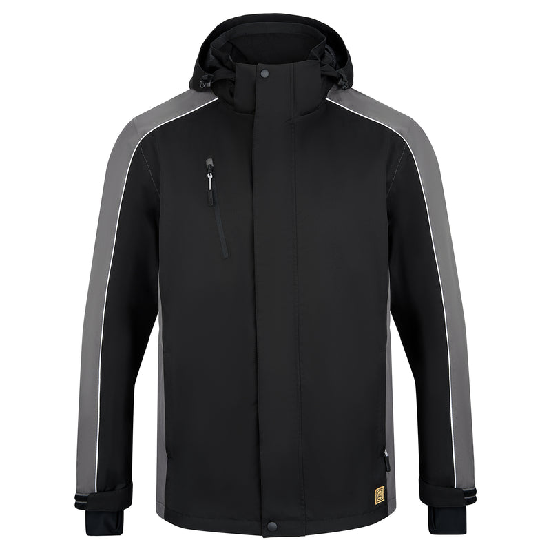 Load image into Gallery viewer, Avocet EarthPro® GRS Outer Shell Jacket Black/Graphite
