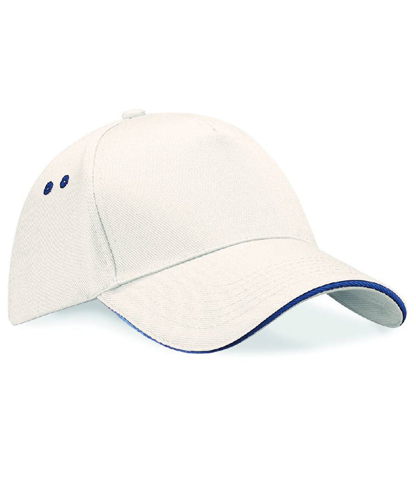 Beechfield 5 Panel Cap Putty/Navy