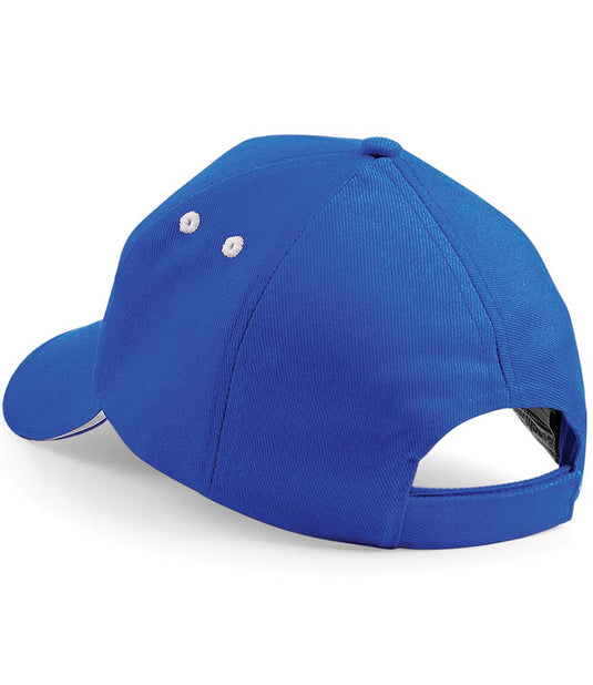 Beechfield 5 Panel Cap Royal Blue/White