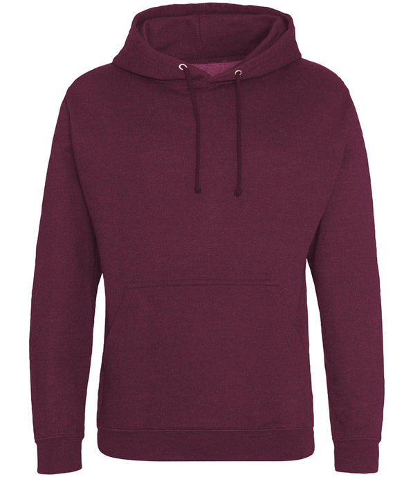 AWDis College Hoodie 280gsm JH001 Burgundy Smoke