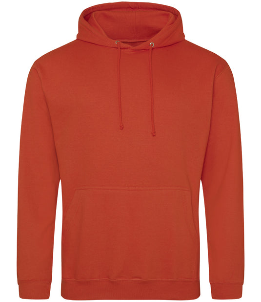 AWDis College Hoodie 280gsm JH001 Burnt Orange