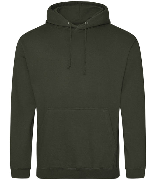 AWDis College Hoodie 280gsm JH001 Combat Green