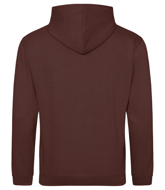 AWDis College Hoodie 280gsm JH001 Chocolate Fudge Brownie
