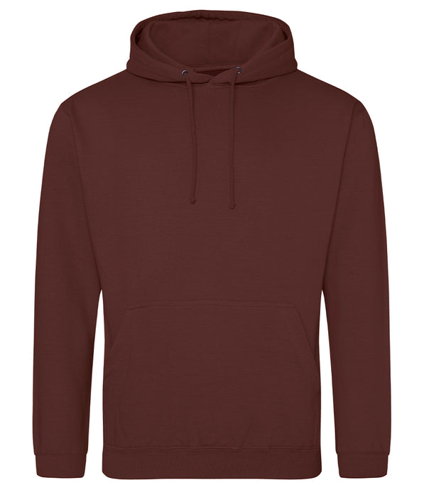 AWDis College Hoodie 280gsm JH001 Chocolate Fudge Brownie