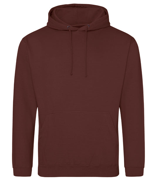 AWDis College Hoodie 280gsm JH001 Chocolate Fudge Brownie
