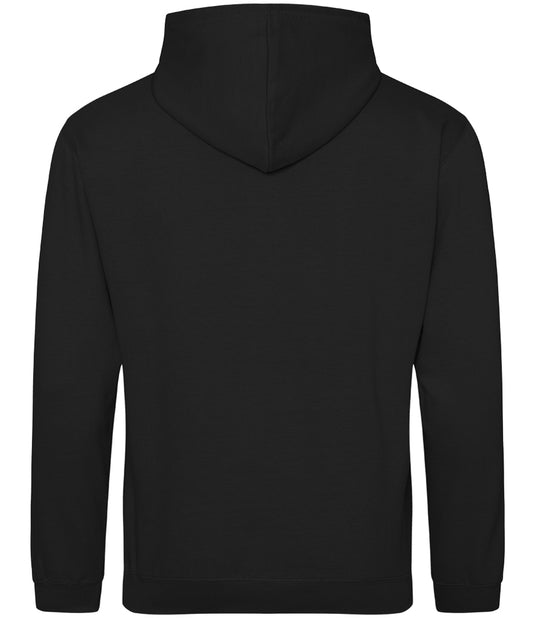 AWDis College Hoodie 280gsm JH001 Deep Black