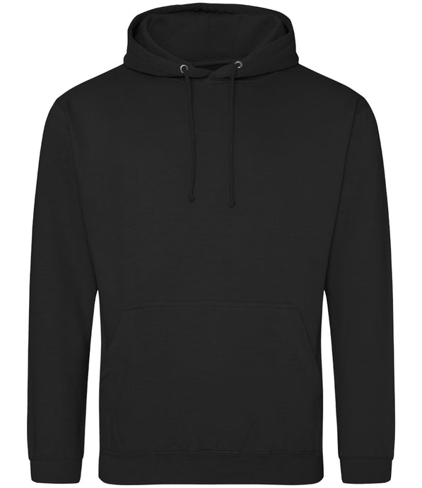 AWDis College Hoodie 280gsm JH001 Deep Black