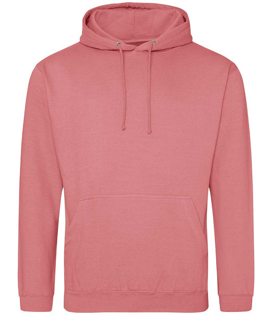 AWDis College Hoodie 280gsm JH001 Dusty Rose