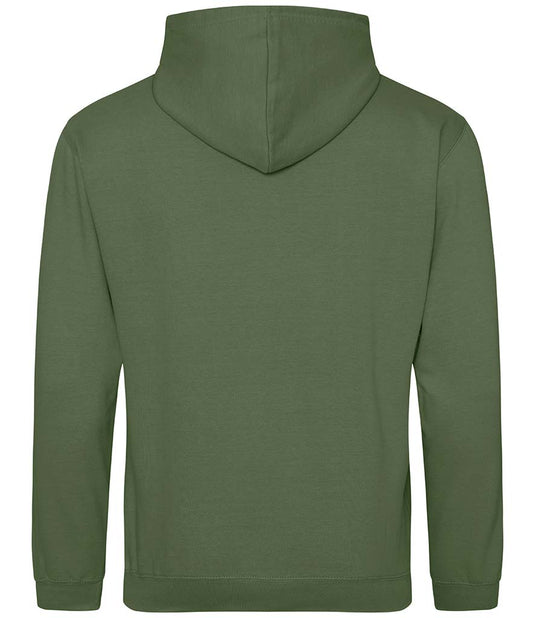 AWDis College Hoodie 280gsm JH001 Earthy Green