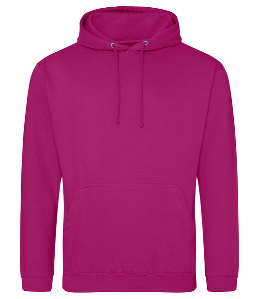 AWDis College Hoodie 280gsm JH001 Festival Fuchsia