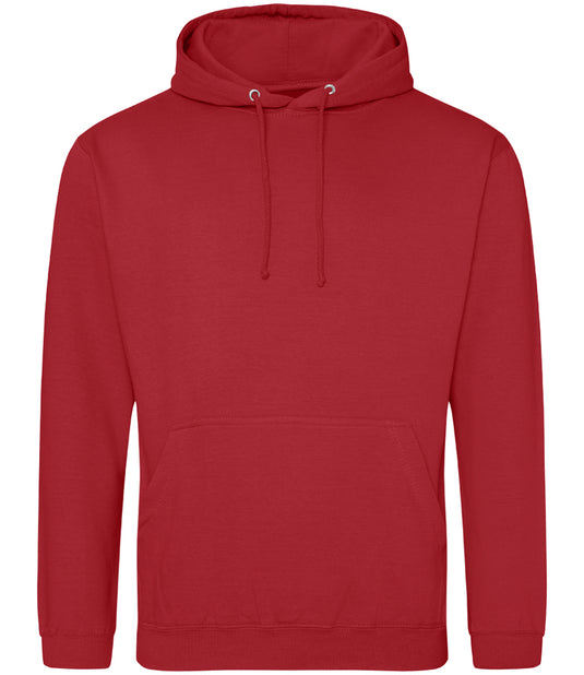AWDis College Hoodie 280gsm JH001 Fire Red