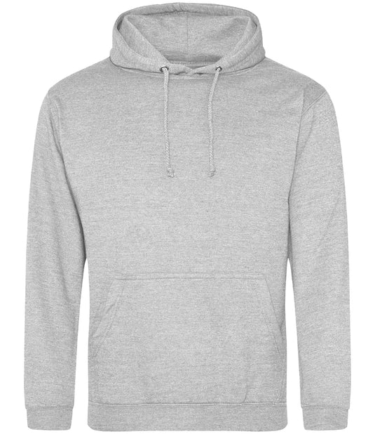AWDis College Hoodie 280gsm JH001 Heather Grey