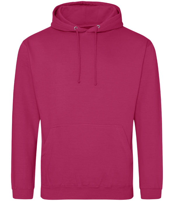 AWDis College Hoodie 280gsm JH001 Hot Pink