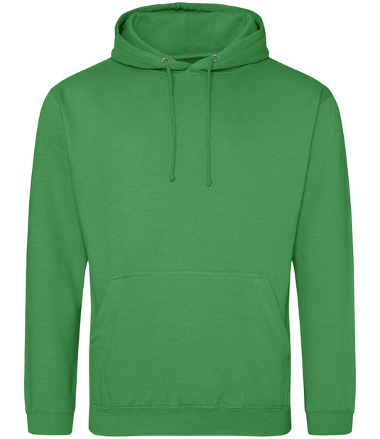 AWDis College Hoodie 280gsm JH001 Kelly Green