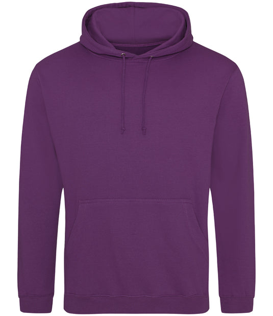 AWDis College Hoodie 280gsm JH001 Magenta Magic