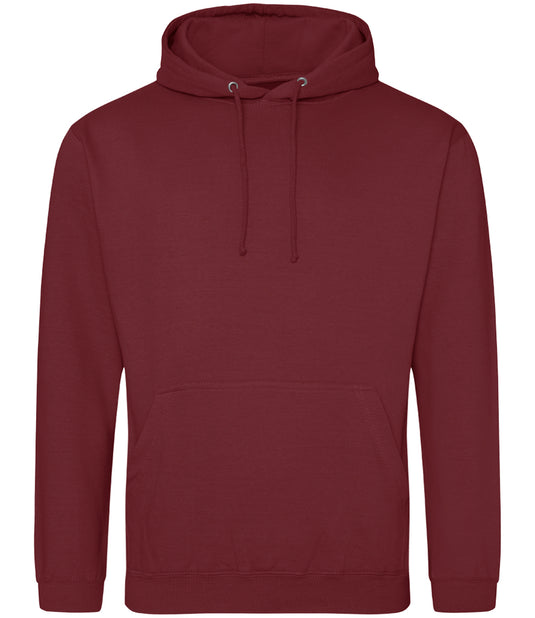 AWDis College Hoodie 280gsm JH001 Red Hot Chilli