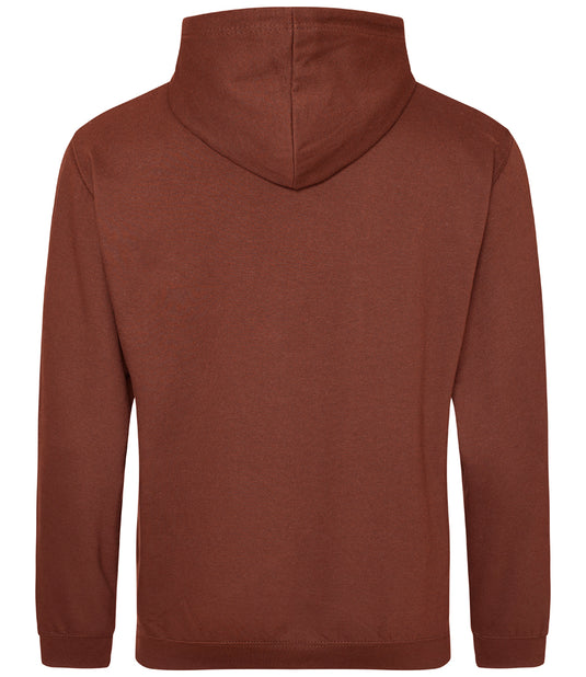 AWDis College Hoodie 280gsm JH001 Red Rust