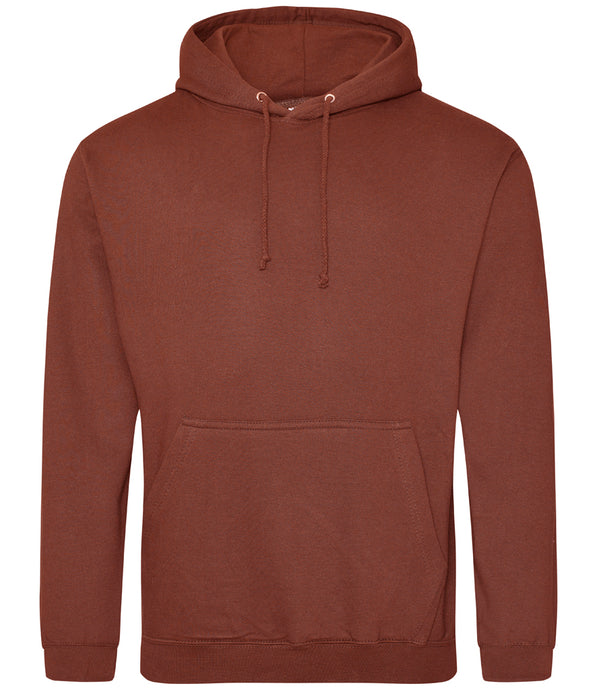AWDis College Hoodie 280gsm JH001 Red Rust