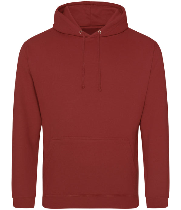 AWDis College Hoodie 280gsm JH001 Brick Red