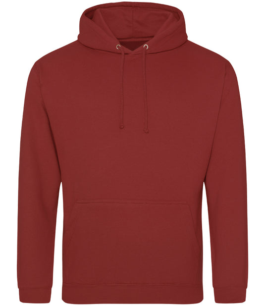 AWDis College Hoodie 280gsm JH001 Brick Red