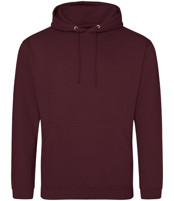 AWDis College Hoodie 280gsm JH001 Burgundy Red
