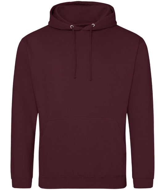 AWDis College Hoodie 280gsm JH001 Burgundy Red